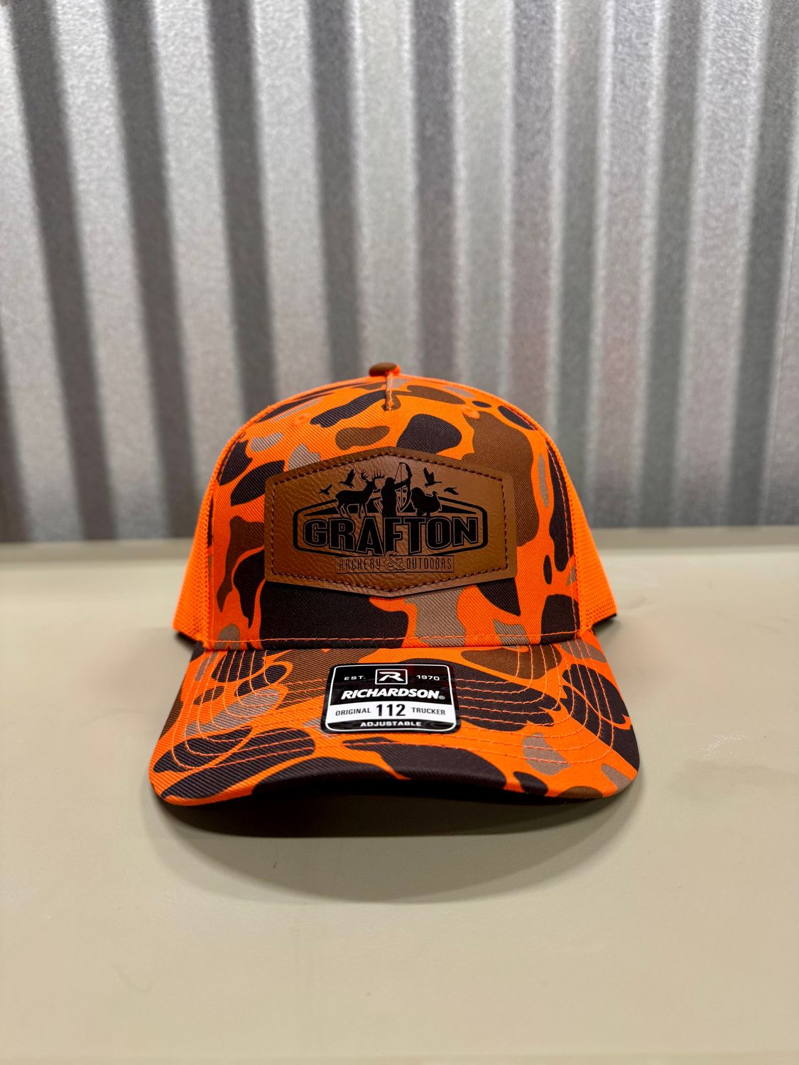 Grafton Hat Orange Camo