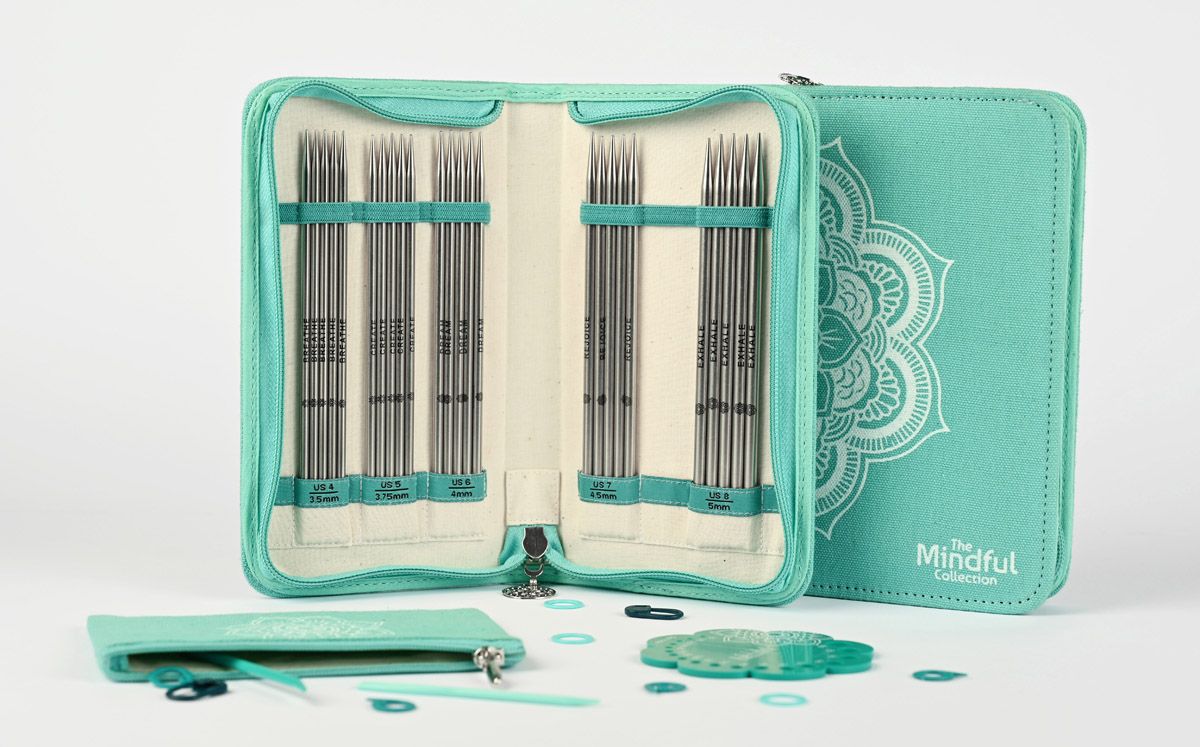 Knitter&#39;s Pride - Mindful Collection - Compassion DPN Set - 6&quot; US 4-8