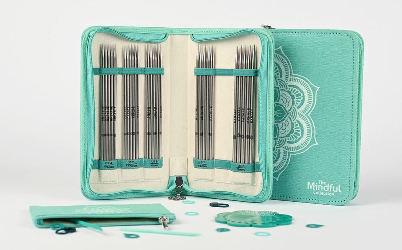 Knitter&#39;s Pride - Mindful Collection - Compassion DPN Set - 6&quot; US 4-8