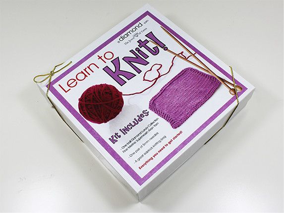 Diamond - Learn to Knit Kit
