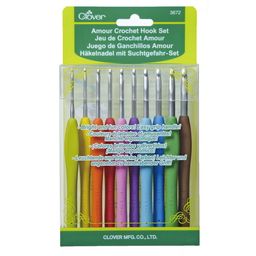 Clover - Amour Crochet Hook Set (B/2.25 - J/6.0 mm)