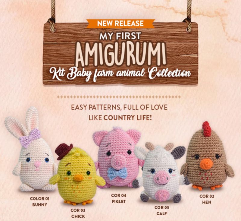 Circulo - Amigurumi Kit Farm - 