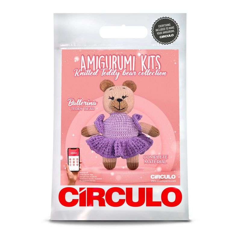 Circulo - Amigurumi Kit Knitted Teddy Bear - 