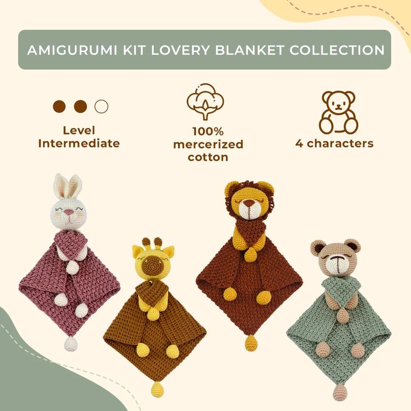 Circulo - Amigurumi Kit Lovey Blanket - 