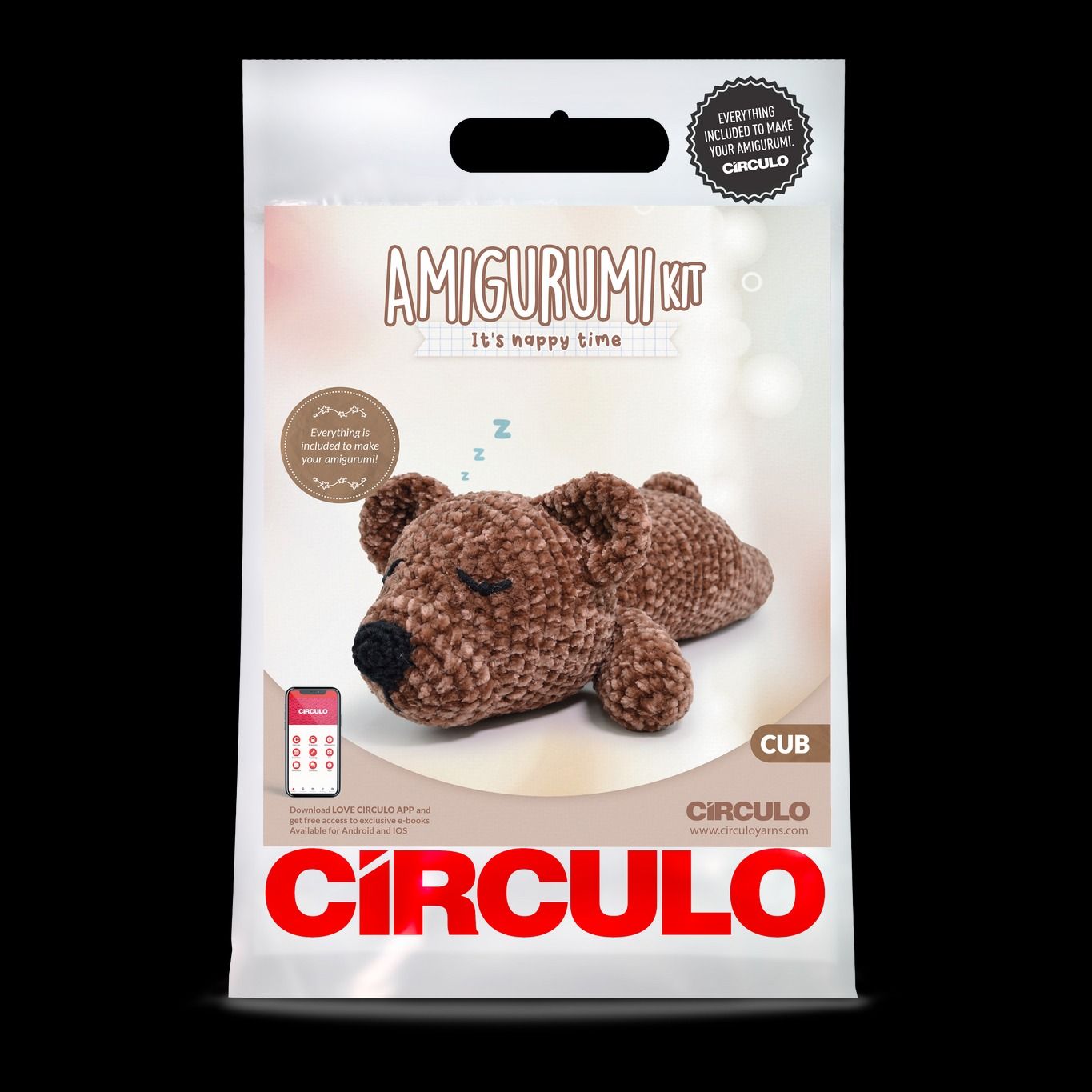 Circulo - Amigurumi Kit Nappy Time - , Color: Baby Koala