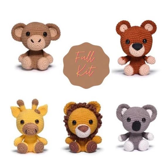 Circulo - Amigurumi Kit Safari Animals - 