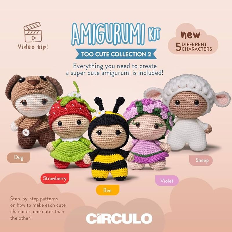 Circulo - Amigurumi Kit Too Cute 2 - 