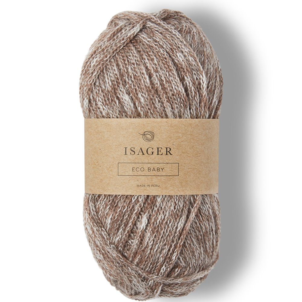 Isager - Eco Baby, Color: E8s -  Chestnut Heather Undyed