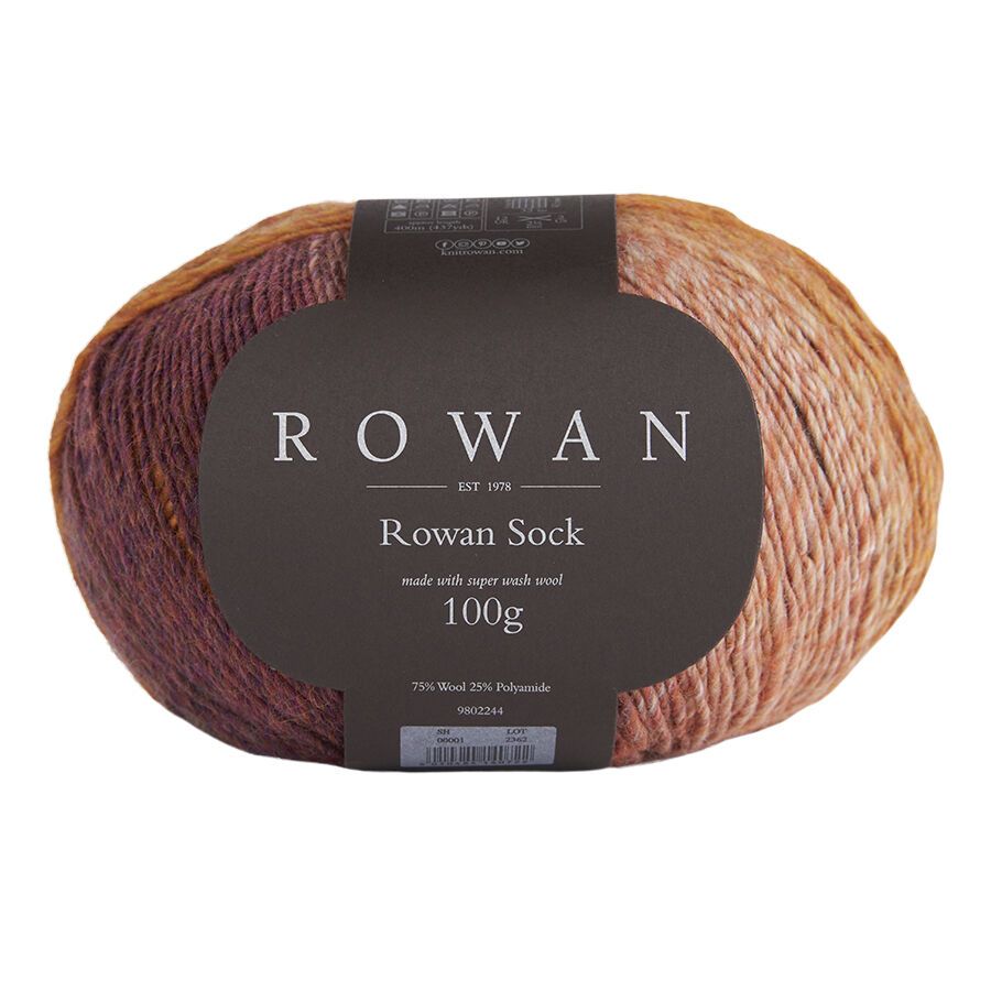 Rowan - Sock Yarn, Color: 001 - Jewel
