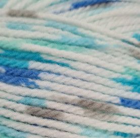Sirdar - Snuggly Aran Rainbow Drops, Color: 859  - Blues (Discontinued)