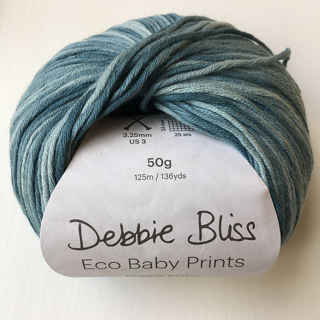 Debbie Bliss - Eco Baby Prints, Color: 56010 - Mariner
