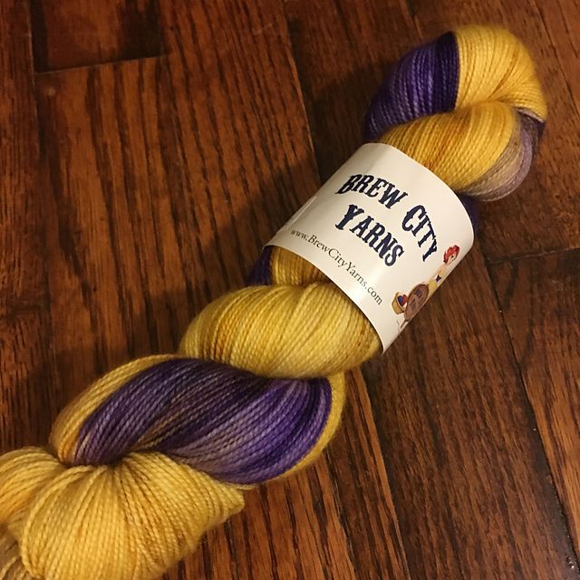 Brew City Yarns - BFL Silky Sips Fingering, Color: Tupelo Honey