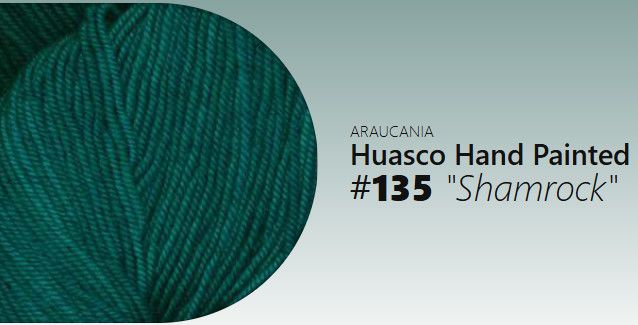 Araucania - Huasco Hand Painted, Color: 135 - Shamrock