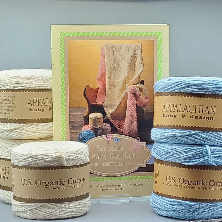 Appalachian Baby Design - Keepsake Baby Blanket - Blue