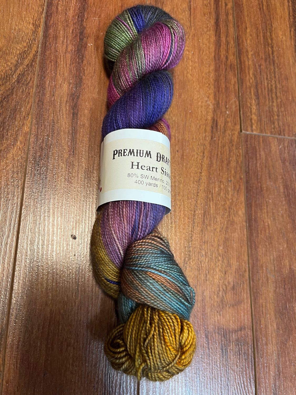 Brew City Yarns - Premium Draft Sock, Color: Heart Sisters