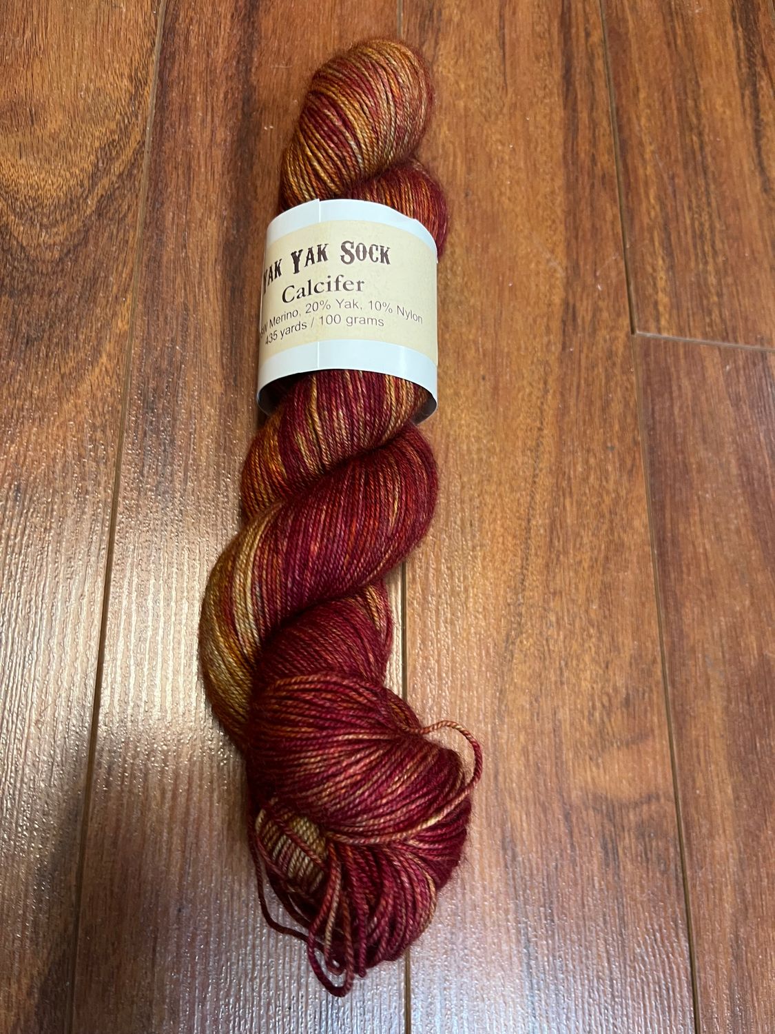 Brew City Yarns - Yak Yak Sock, Color: Calcifer