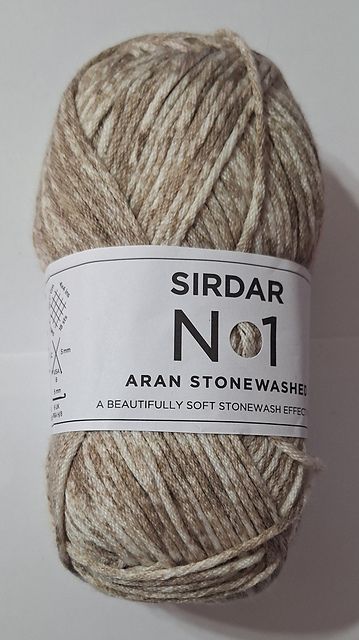 Sirdar - Stonewashed Aran, Color: 802 - Sanded Oak