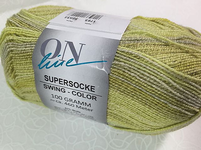 Online - Supersocke - Swing Color, Color: 1795 - Lime