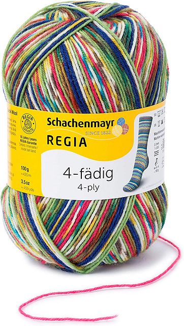 Regia - 4-fadig Color, Color: 9386 - Tropical
