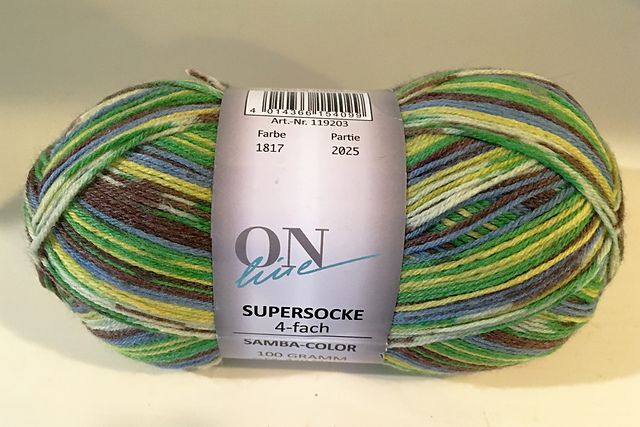 Online - Supersocke - Samba Color, Color: 1817