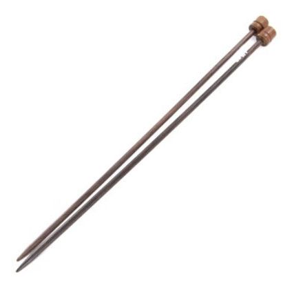 Colonial - Rosewood Knitting Needles - 10&quot; US 0