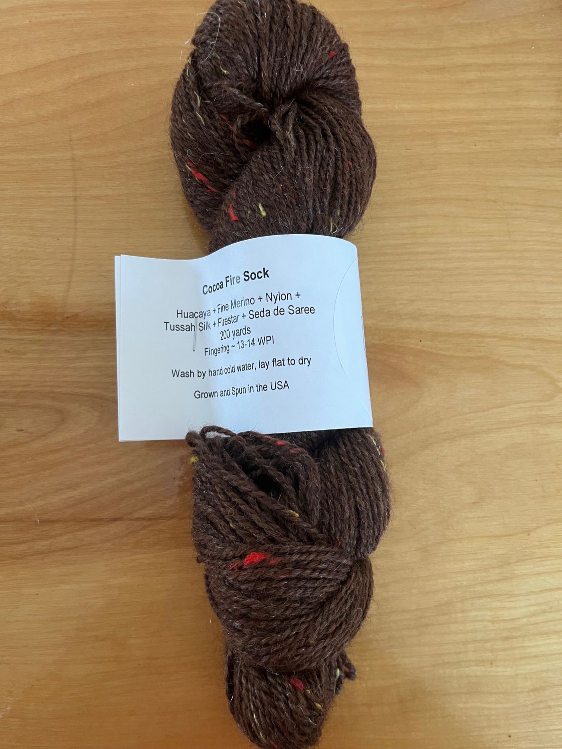 Criativity - Cocoa Fire Sock