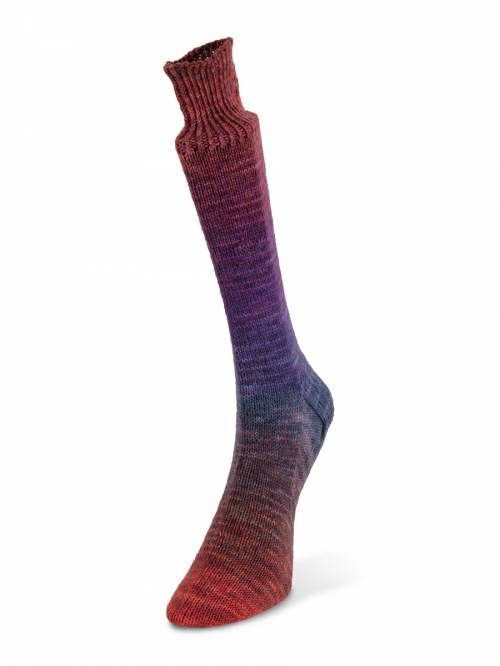 Laines du Nord - Watercolor Sock, Color: #105 - Reds/Purples