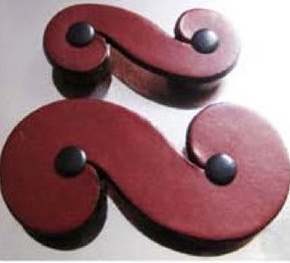 JUL - French Curve Leather Closure - Chestnut Brown
