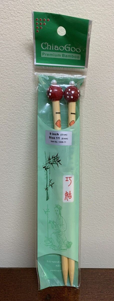 ChiaoGoo -  Premium Bamboo - Red Top - 9&quot; SPN US 11