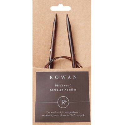 Rowan - Birchwood Circular Needles, Length: 32&quot;, Size: US 1