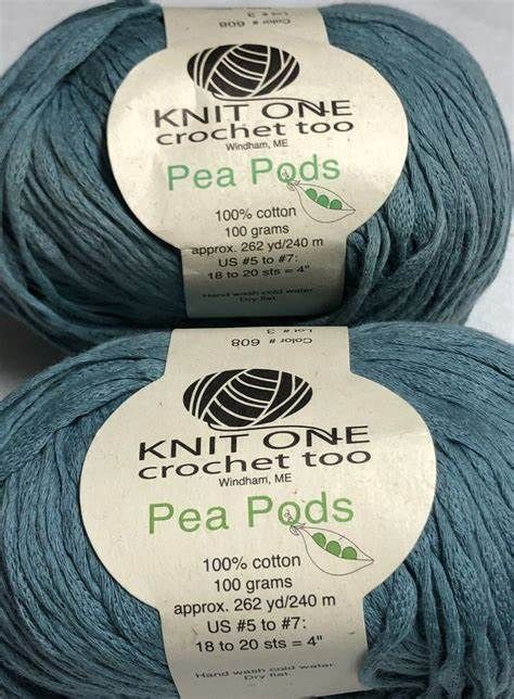 Knit One -Pea Pods