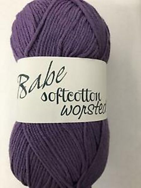 Euro Baby - Babe Softcotton Worsted, Color: 14 - Grape Powder