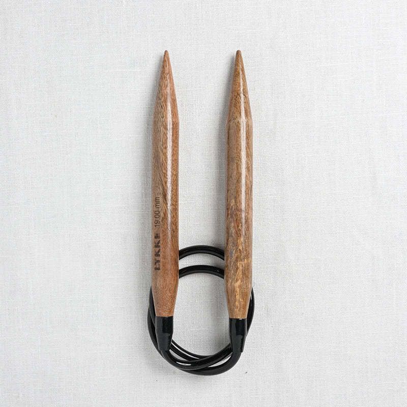 LYKKE Crafts - Big Mango Fixed Circular Needles - 36&quot;, Size: US 35 (19 mm)