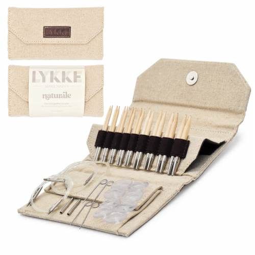 LYKKE Crafts - Naturale IC Knitting Needle Set