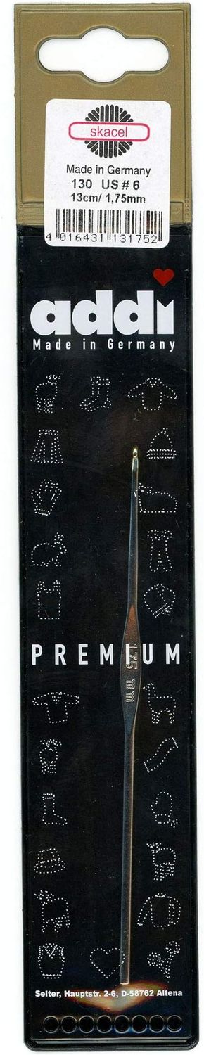 Addi - Steel Crochet Hook, Size: 8 (1.5 mm)