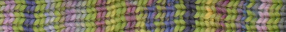 Laines du Nord - Young and Trendy Stripes, Color: #08 - Grass, lilac, denim, pink