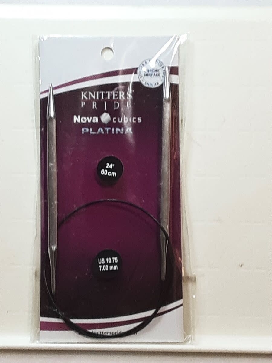 Knitter's Pride - Nova Cubics Platina  - Steel Circular