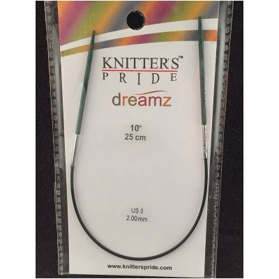 Knitter&#39;s Pride - Dreamz - Circular Needles, Length: 10&quot;, Size: US 0 (2.0 mm)