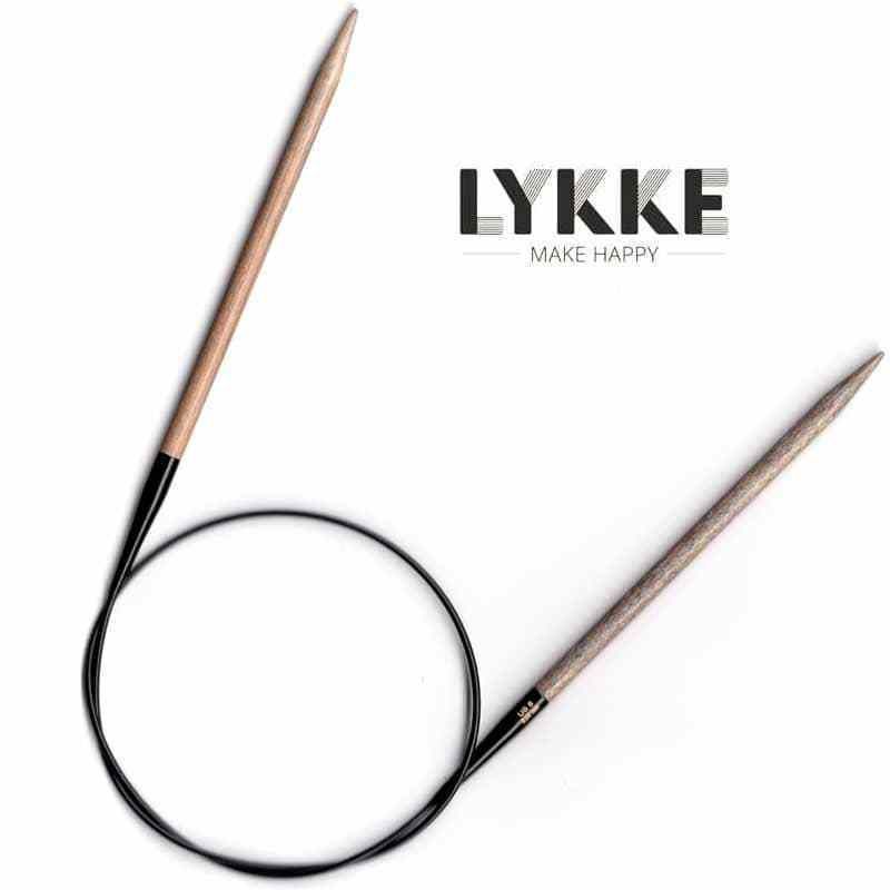 LYKKE Crafts - Driftwood Wooden Circular Needles