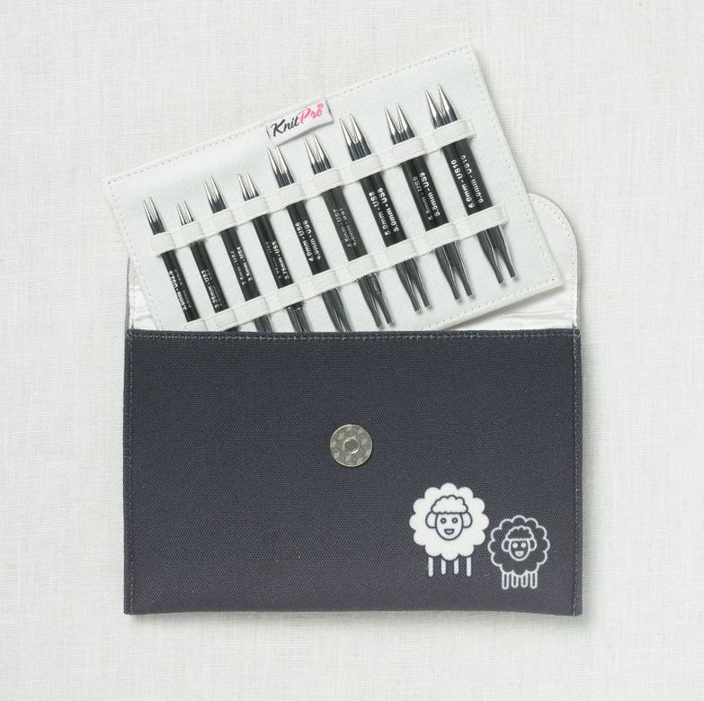 Knitter&#39;s Pride - Karbonz Interchangeable Deluxe Needle Set - 24-32-40&quot; US 2.5-10