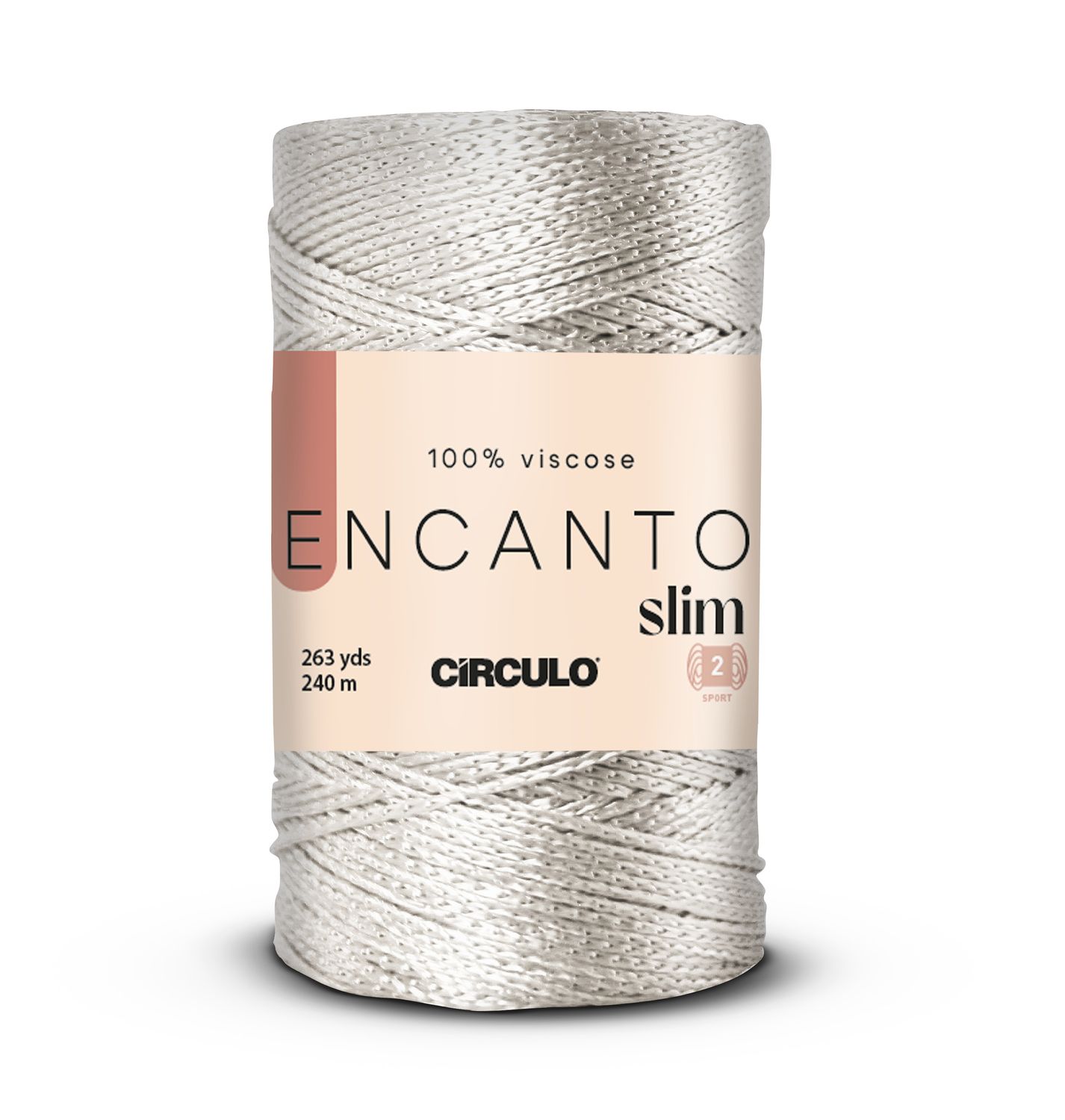 Circulo - Encanto Slim Roll, Color: Off White - 8176, Size: 100 g