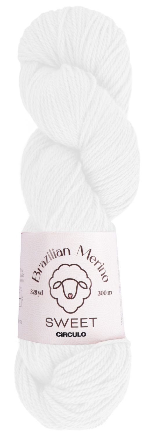 Circulo - Brazilian Merino Sweet, Color: 8001, Size: 100 g