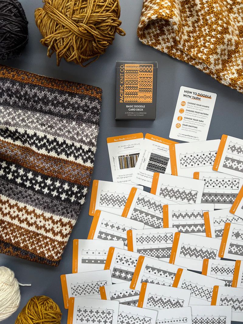 Pacific Knit - Doodle Decks, Color: Basic Doodle Deck, Size: Deck