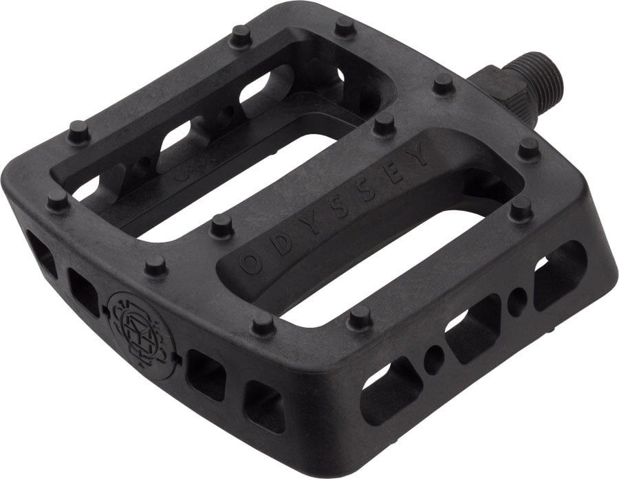 Odyssey Twisted Pro PC Pedals - Platform, Composite/Plastic, 9/16&quot;, Black