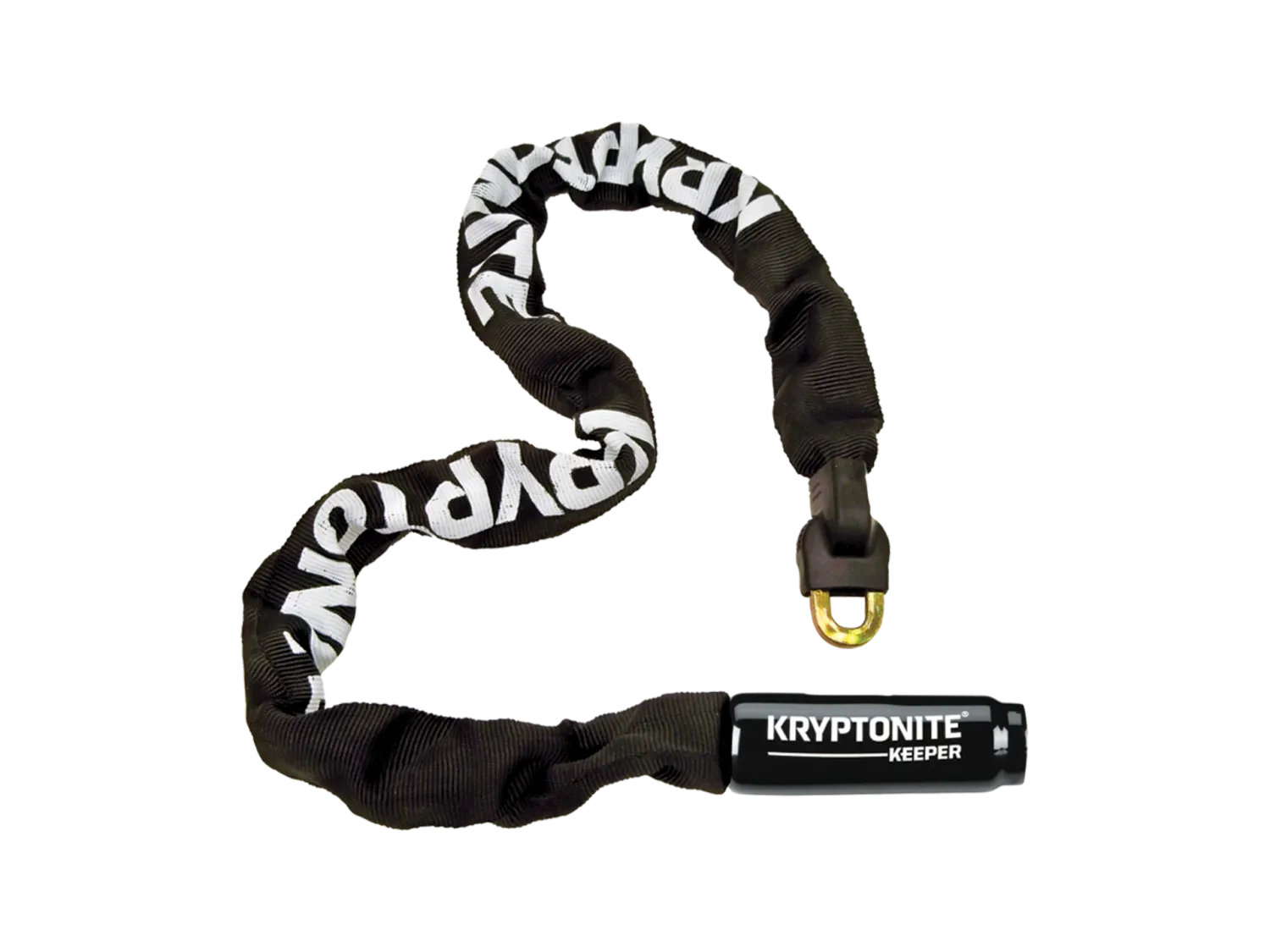 Kryptonite Keeper 785 Integrated Chain Lock - 85cm (2.8&#39;), 7mm, Keyed, Black