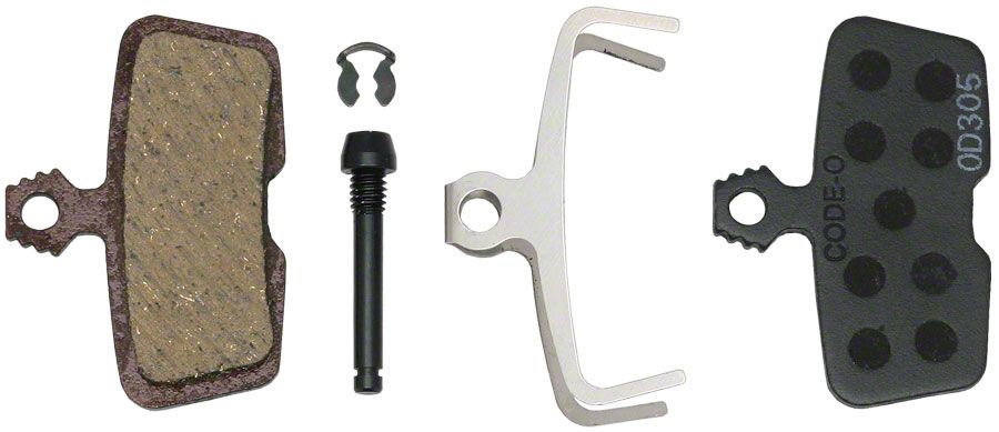 Brake Pad SRAM Disc - Organic Compound, Steel Backed, Quiet, For Code/Code R/Code RSC/Guide RE