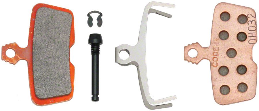 Brake Pad SRAM Disc - Sintered Compound, Steel Backed, Powerful, For Code/Code R/Code RSC/Guide RE