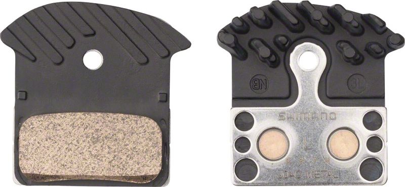 Brake Pad Shimano Metal Finned Disc Pad J04CMF