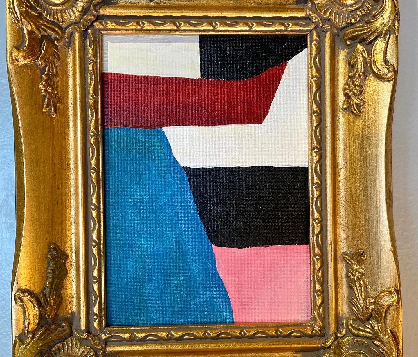 Modernist Abstract, Gold Frame