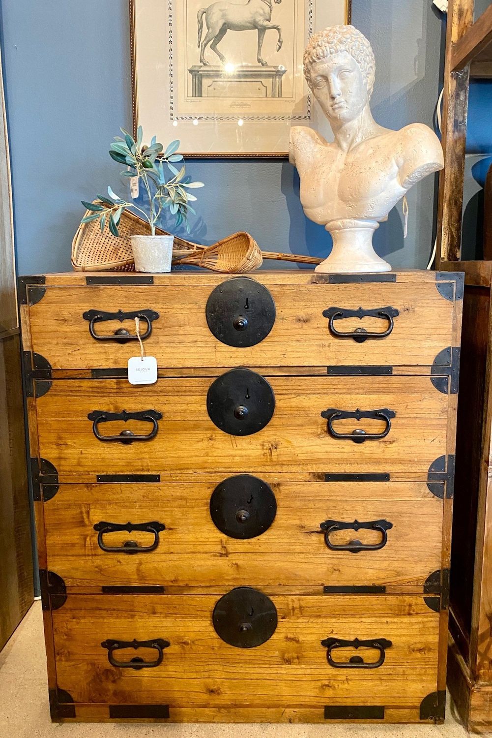 Antique Japanese Tansu Chest